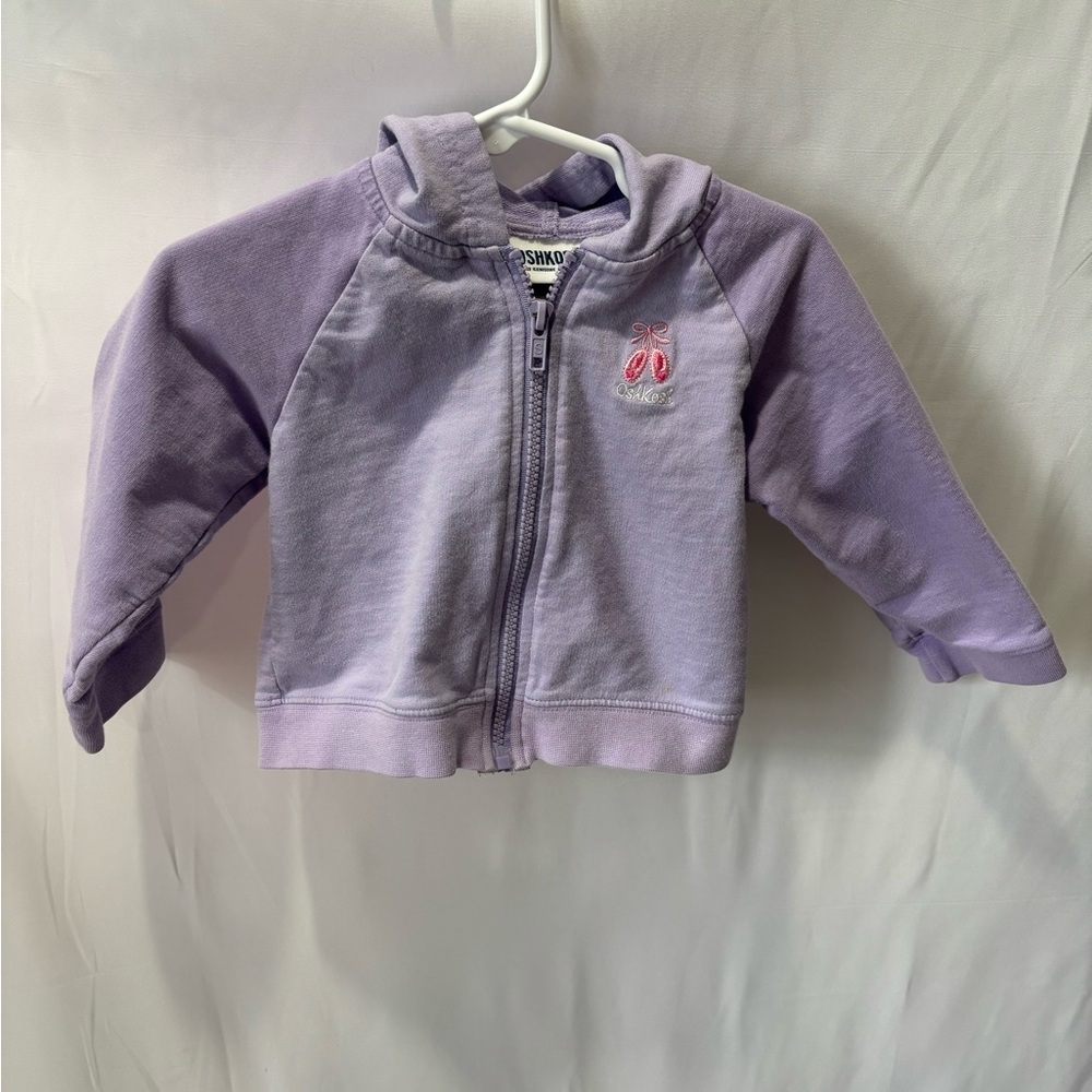 OshKosh B'gosh Purple Zip-Up Hoodie